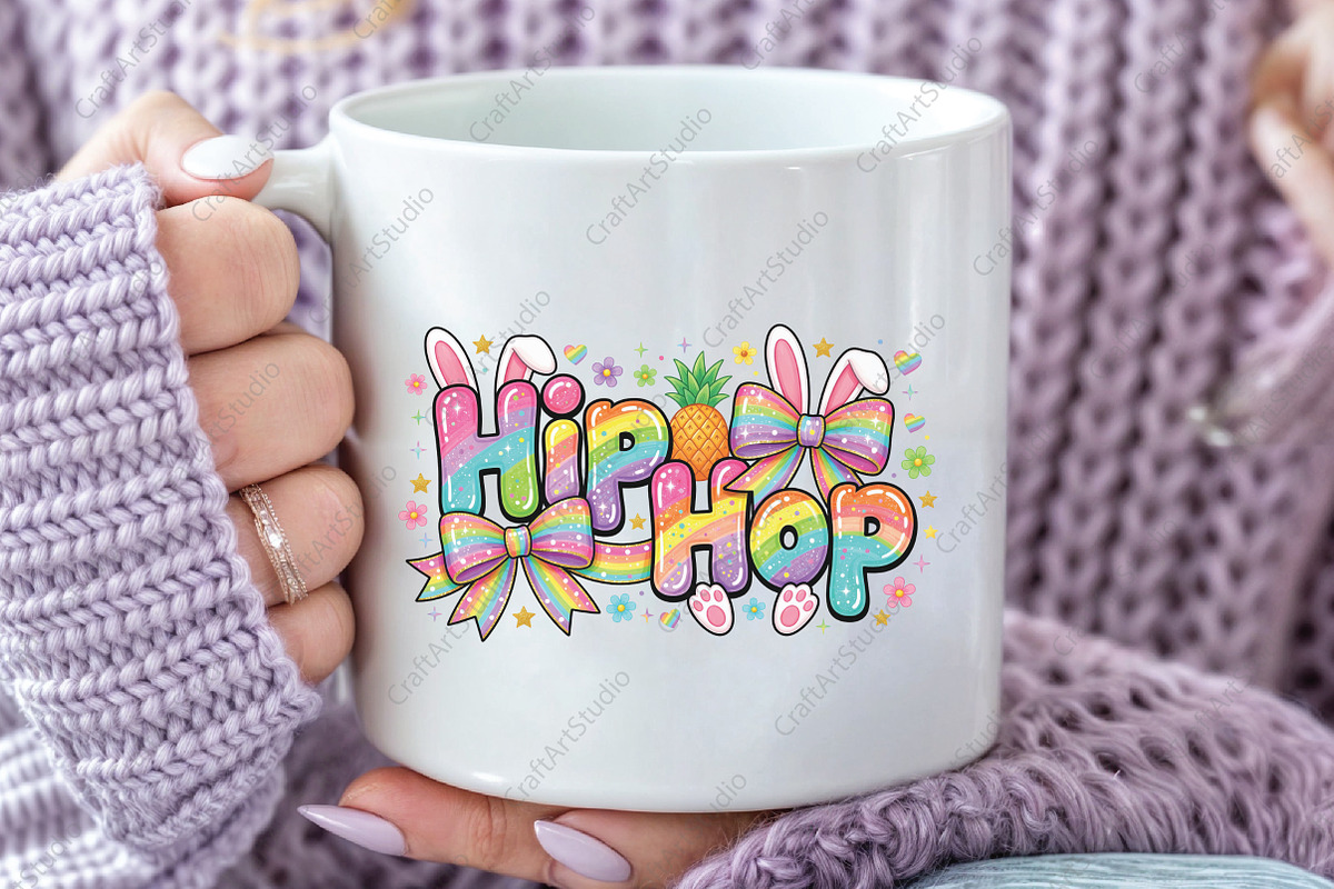 Easter Hip Hop Png, an Illustration by CraftArtStudio (Photo 3 of 4)