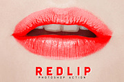 RedLip Photoshop Action preview 4