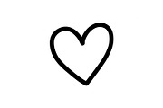 Hand Drawn Heart Doodle Vector Bundl, an Illustration by Creativeshirt (Thumbnail 42 of 48)