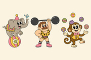 Vintage Circus Clipart Collection, a Decorative Illustration by Alina Sh (Thumbnail 2 of 10)