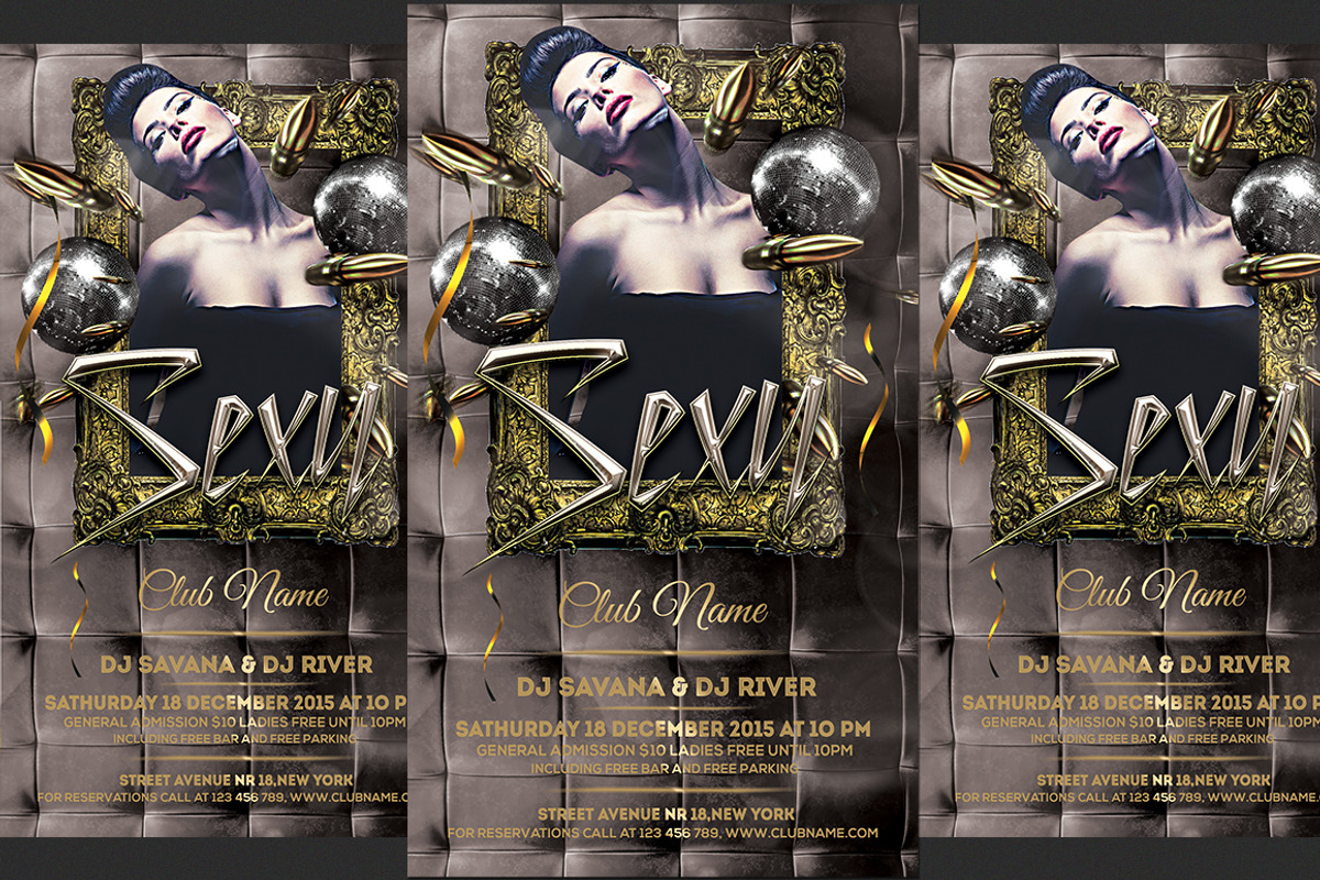 Sexy Party Flyer, a Flyer Template by DSGraphicDesign (Photo 1 of 2)