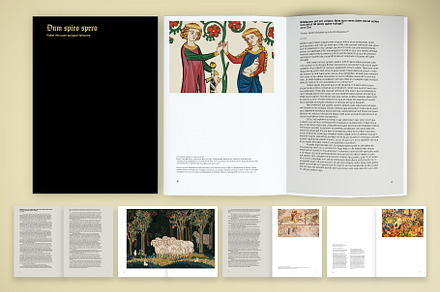 Medieval Aesthetics Book, a Print Template by McLittle Stock