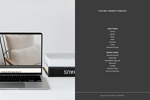 Squarespace Template DUNE