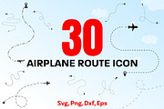 30 Airplane Route, an Object Graphic by Pikgura (Thumbnail 1 of 3)