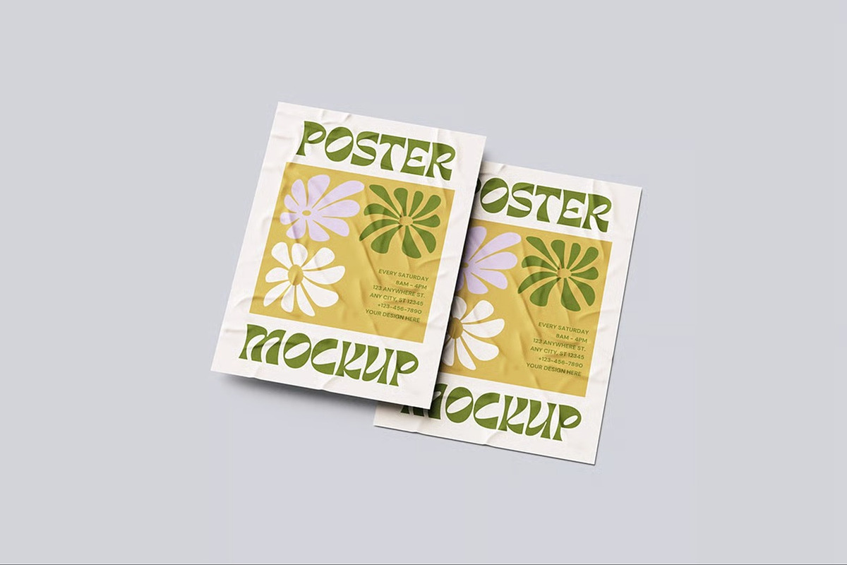 Poster Mockup, an Advertising Mockup by Hubzway (Photo 3 of 5)