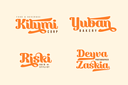 Rukishy - Script Font, a Script Font by twinstd (Thumbnail 8 of 10)