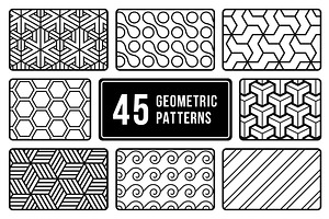 Minimal Geometric Patterns, a Pattern Graphic by Moshpit Studio