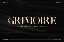 Grimoire - Elegant Fashion Font