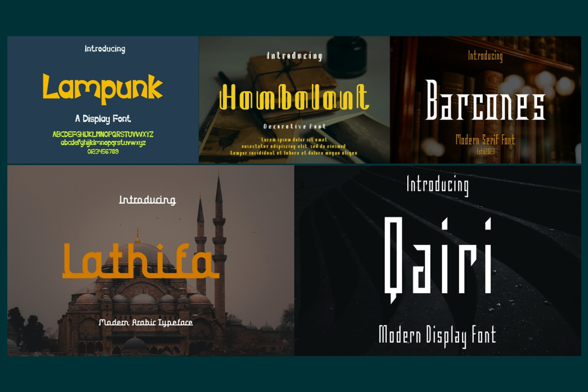 Modern Font Bundle, a Font by MaikoHatta