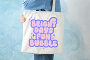 Bubble Mood - Fun Bubble Mix Font, a Handwritten Font by SaktiAvellin (Thumbnail 8 of 8)