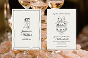 Bois de Jasmin Wedding Font Duo, a Script Font by Calamar Studio (Thumbnail 2 of 18)
