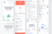 Financial Website PSD, Sketch, XD, a Landing Page Template by TIB Digital (Thumbnail 3 of 7)