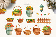 Autumn story. Watercolor set, an Illustration by JuliaBadeeva (Thumbnail 6 of 8)