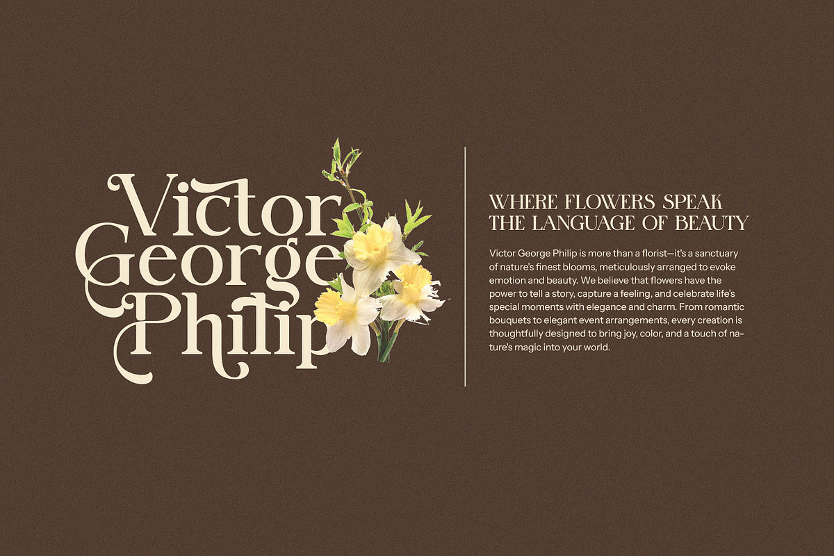Ramita Johns Stylish Serif Font, a Serif Font by Perfectype (Photo 5 of 8)