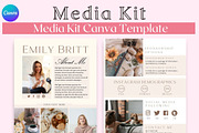 Media Kit Canva Template, a Brochure Template by TimCanvaTemplate (Thumbnail 1 of 5)