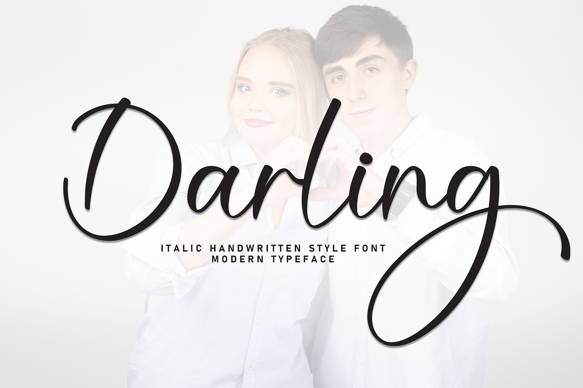 Darling | Script Font, a Handwritten Font by Scratchones (Photo 1 of 9)