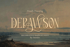 Depawson - Decorative Roman Style, a Serif Font by Imoodev