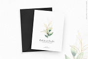 Gold leaf watercolor alphabet art, an Illustration by Angele Kamp (Thumbnail 6 of 12)