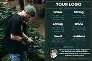 Videography Pricing Sheet, a Templates & Theme by Cornfield Studio (Thumbnail 2 of 2)