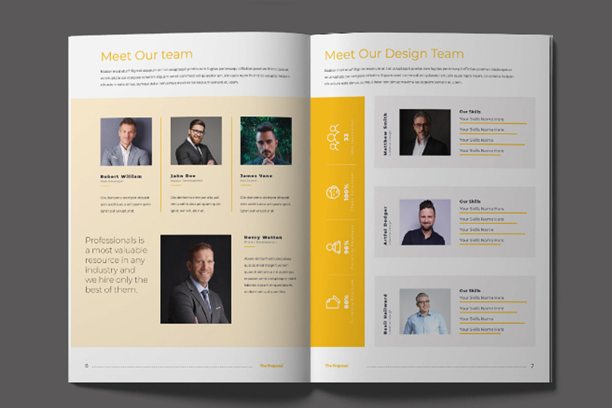 Proposal Template Layout, a Brochure Template by X-Type (Photo 4 of 10)