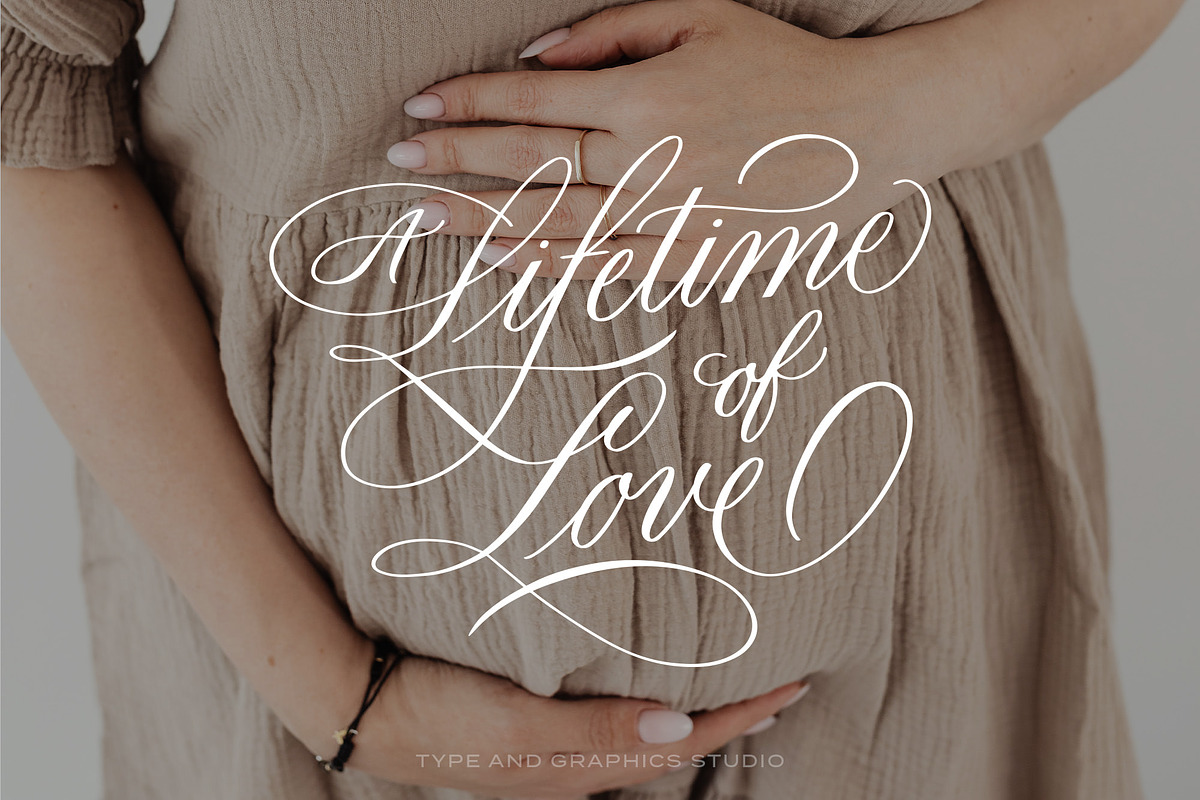 Baby Arrival Lettering, an Object Graphic by Type and Graphics Studio (Photo 3 of 16)
