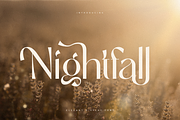 Rainfall - Elegant Display Font, a Sans Serif Font by Sensatype (Thumbnail 8 of 16)