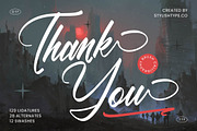 Black Fatal Brush Calligraphy Font, a Script Font by stylishtype.co (Thumbnail 20 of 20)