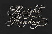 Rindeya a Clean Romantic Script Font, a Script Font by Blankids Studio (Thumbnail 5 of 9)