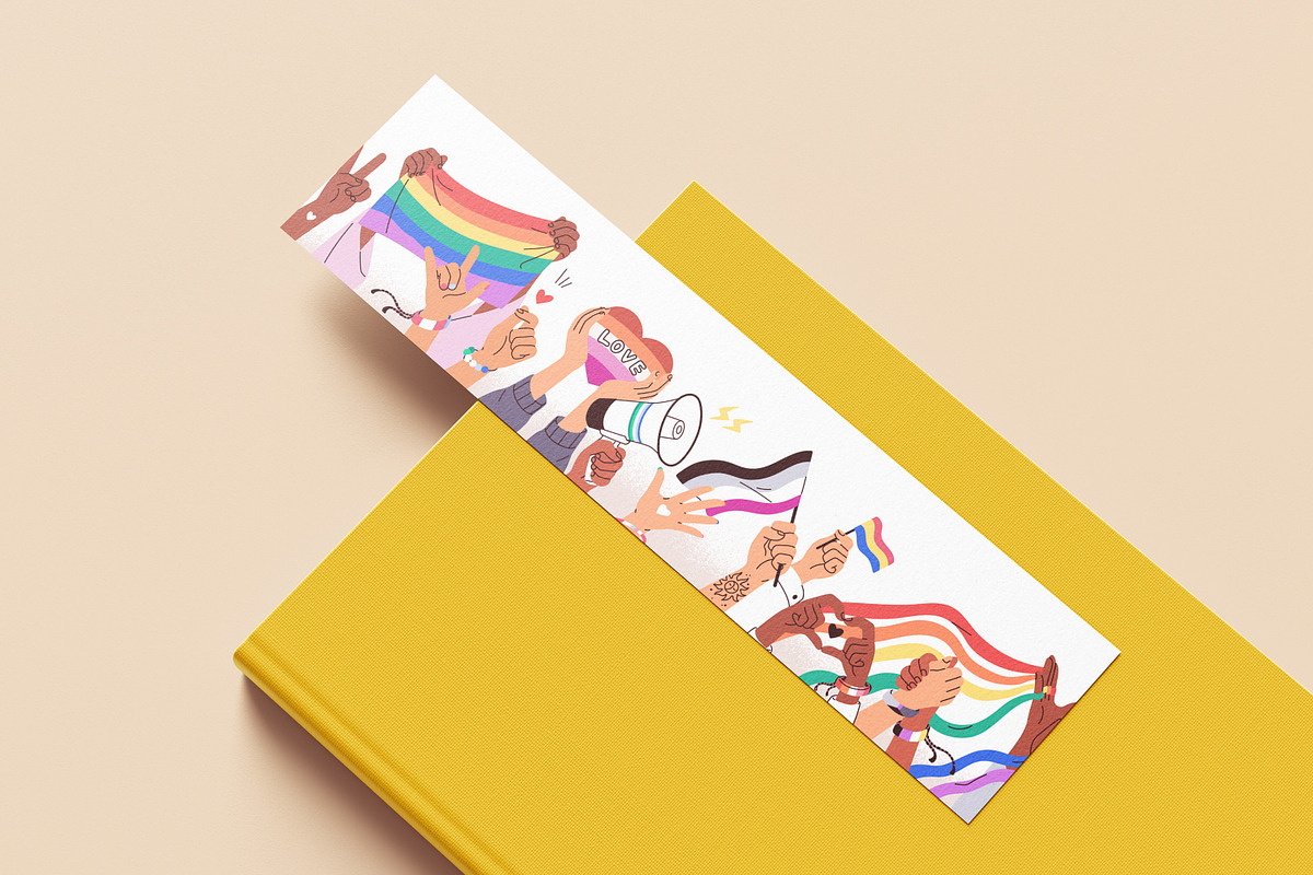 LGBTQ Pride Month banners set, a Background Graphic by Good Studio (Photo 6 of 7)
