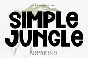 Simple Jungle, a Serif Font by FreshTypeINK (Thumbnail 1 of 8)