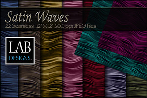 22 Satin Waves Fabric Textures