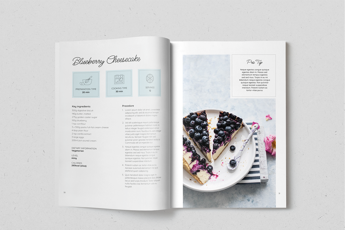 Modern Baking Recipe Book, a Magazine Template by SonaGeciova (Photo 16 of 18)