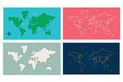 Map Bundle Vector, an Illustration by Skylars Art Supplies (Thumbnail 4 of 4)