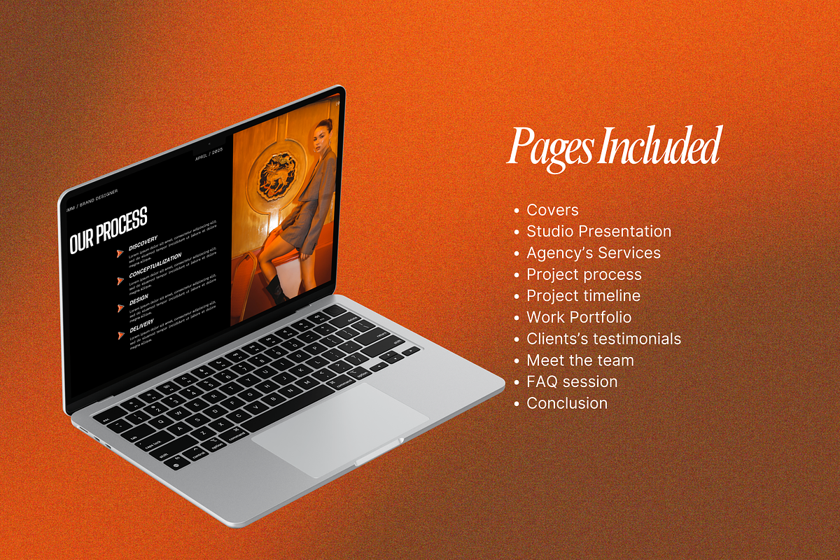 Black & Orange Service Guide, a Marketing Template by My Template Studio (Photo 9 of 16)