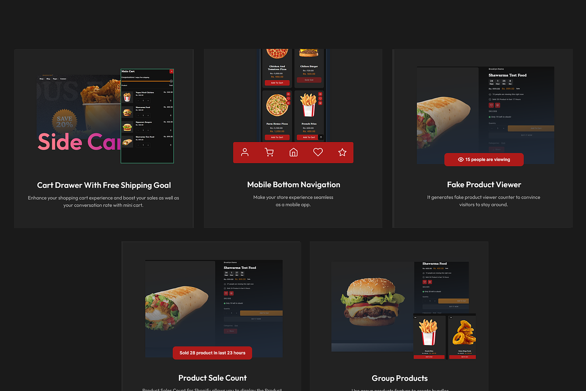 Fast Food & Restaurant Shopify Theme, a Shopify Template by LogicGo Shopify Experts (Photo 5 of 7)