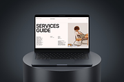 BAXA - Service Guide Keynote, a Presentation Template by Creatorism (Thumbnail 1 of 10)