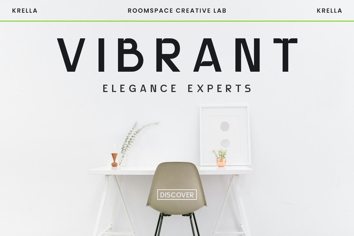Krella - Modern Logo Font, a Sans Serif Font by roomspace creative lab (Photo 9 of 9)