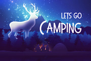 Let`s go Camping, a Person Illustration by Gluiki (Thumbnail 1 of 13)