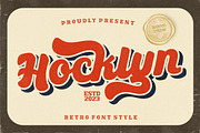 Hocklyn Font, a Script Font by HansCo Studio (Thumbnail 1 of 8)