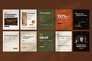Minimal Coffee Social Media Pack, a Social Media Template by Pitchlook.Studio (Thumbnail 2 of 3)