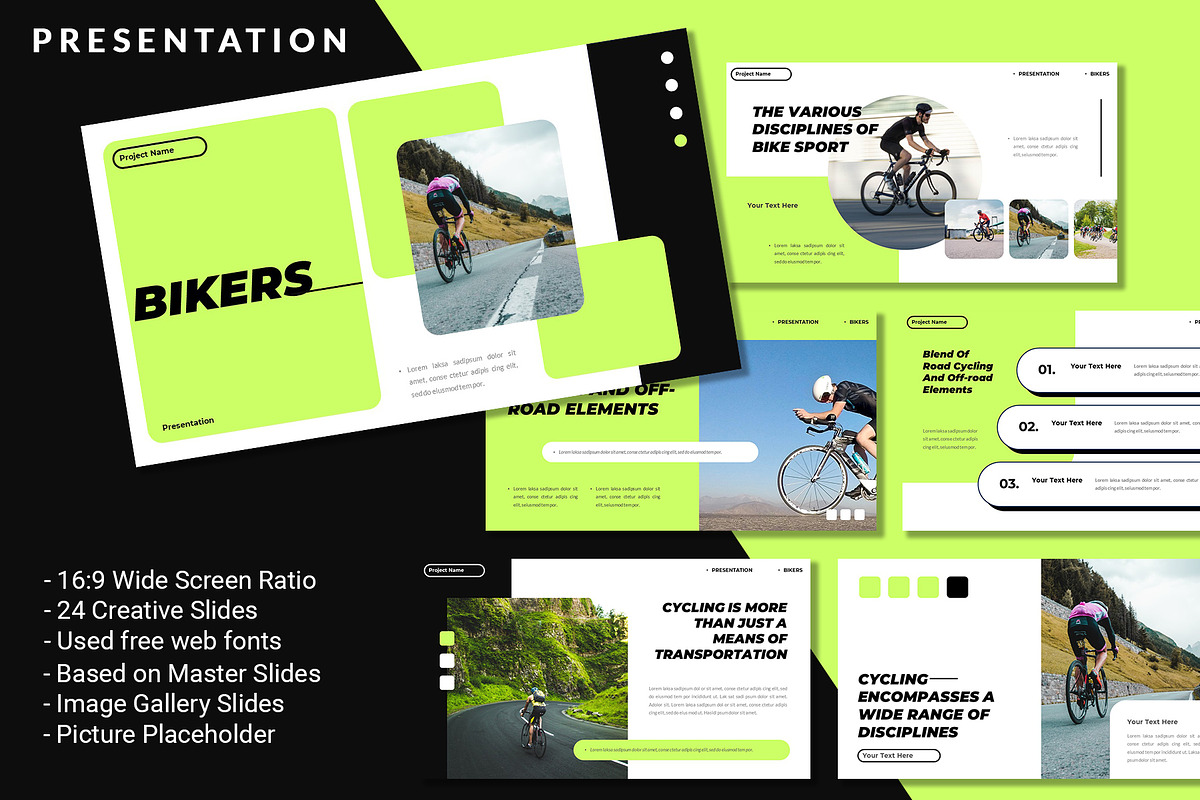 Bikers Sport Community Google Slides, a Presentation Template by Robs Daily Design (Photo 5 of 9)