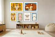 Minimalist nursery wall art, a Background Graphic by digital.incubator.yum (Thumbnail 6 of 6)