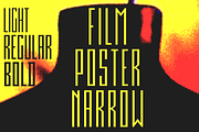 Film Poster Family | 9 Fonts, a Sans Serif Font by Fontsphere (Thumbnail 5 of 7)