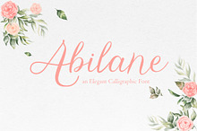 Abilane - Elegant Calligraphic Font