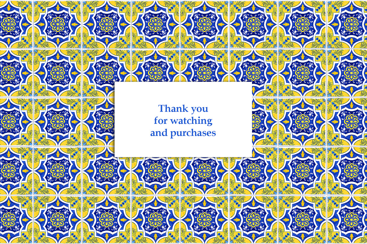 Portuguese Tiles Digital Papers Set2, a Pattern Graphic by ilonitta (Photo 10 of 11)