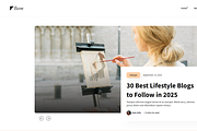 Flow - HTML Personal Blog Template, a HTML Template by AliThemes (Thumbnail 4 of 4)