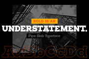 Pipe Slab - Slab Serif Typeface, a Font by Lateral Design (Thumbnail 7 of 15)