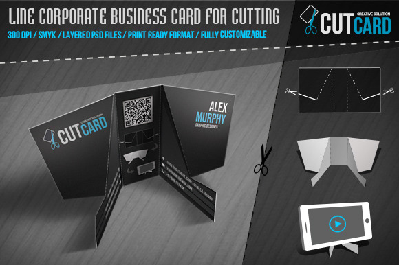CutCard - Business Card for cutting preview 4