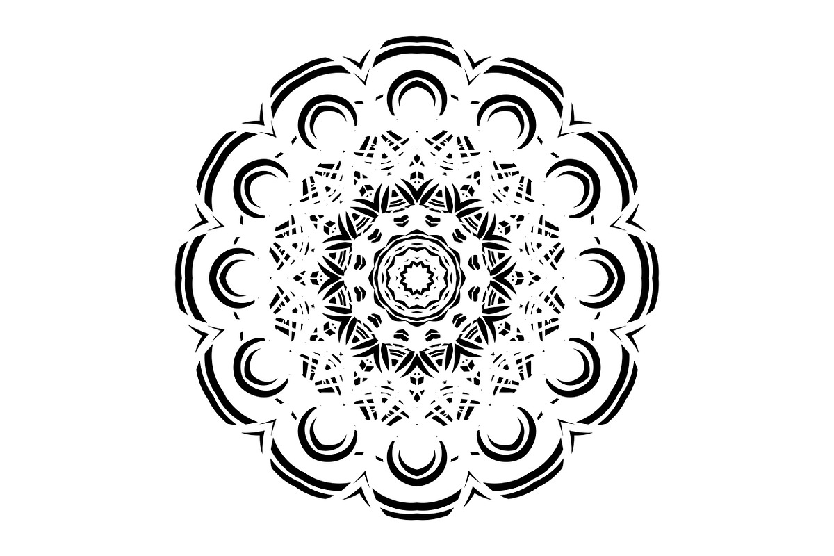 Artistic Mandala Vector Collection, a Decorative Illustration by NJ Himel (Photo 15 of 101)