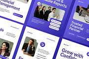 Accounting Service Instagram Post, a Social Media Template by Annora Studio (Thumbnail 4 of 6)